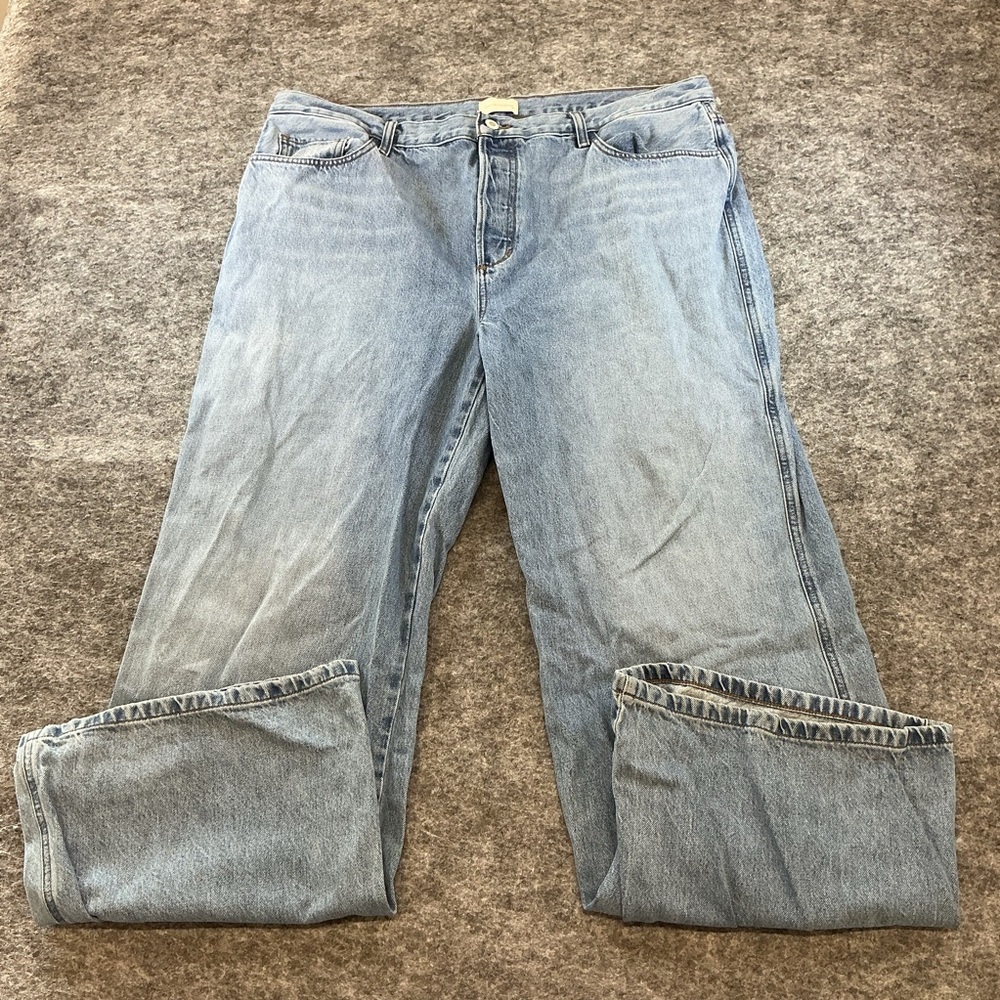 Favorite Daughter Light Blue Relaxed “The Ollie Torro” Jeans Size 33